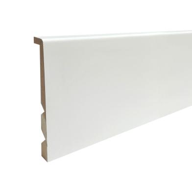 0072356_Surplinthe Universelle M.D.F. Revêtu Papier Blanc 22 X 133 2M40 5 Lgs